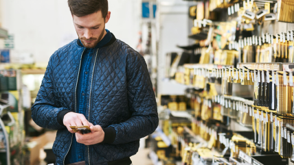 S-Business Rautatili -asiakas rautakaupassa